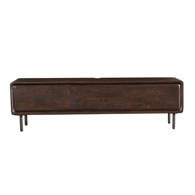 Starfurn Zwevend & staand tv meubel Allure Bruin Mangohout 160 cm