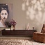 Starfurn Zwevend & staand tv meubel Allure Bruin Mangohout 160 cm