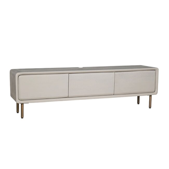 Starfurn Zwevend & staand tv meubel Allure Zand Mangohout 160 cm