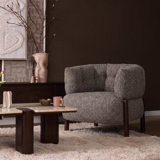 Starfurn Fauteuil Feda Bruin