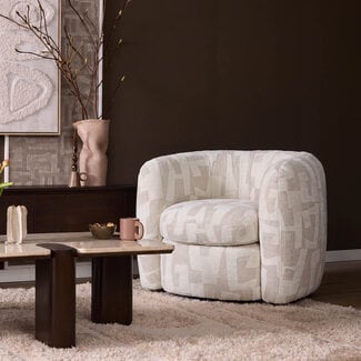 Starfurn Fauteuil Rosa Off White