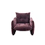 Starfurn Fauteuil Lois Aubergine