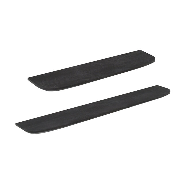 Starfurn Wandplank Gusta Zwart Mangohout 120 cm