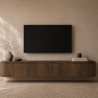 Livingfurn Zwevend TV Meubel Elvano Malta Zwevend 220cm