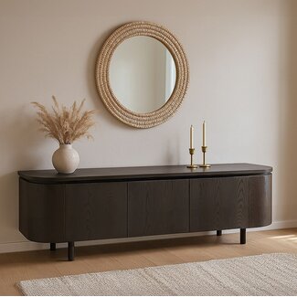 Livingfurn TV Meubel Tobago Espresso 170cm
