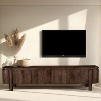 Livingfurn TV Meubel Salano Bruin 210 cm