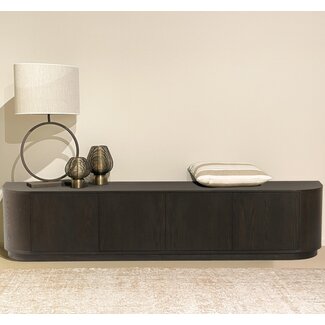 Livingfurn TV Meubel Novero Espresso 220cm