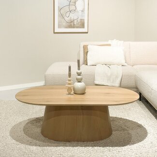Livingfurn Salontafel Novero Ovaal 120cm