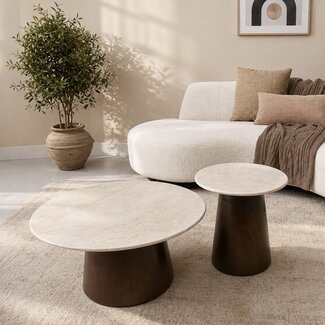 Brix Salontafel Brix Bottecino Rond 45cm