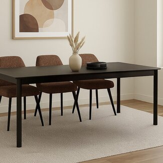 Livingfurn Eetkamertafel Tobago Espresso 220cm