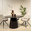 Livingfurn Eetkamertafel Novero Espresso 130cm