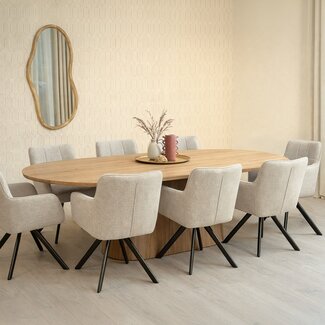 Livingfurn Eetkamertafel Novero 280cm