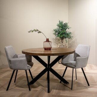 Livingfurn Eetkamertafel Jesper Rond 140cm