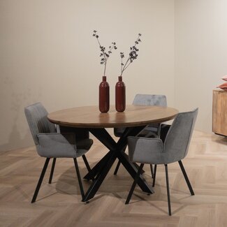 Livingfurn Eetkamertafel Jesper Rond 120cm