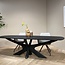 Brix Eetkamertafel Brix Montreaux Zwart 250cm