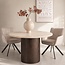Brix Eetkamertafel Brix Bottecino Rond 120cm