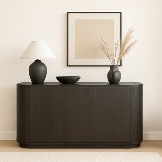 Livingfurn Dressoir Novero Espresso 170cm
