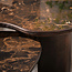 WoonStijl Salontafel Empera niervormig set van 2 Keramiek dark emperador