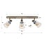 WoonStijl Plafondlamp Sepiora 3-lichts Beige