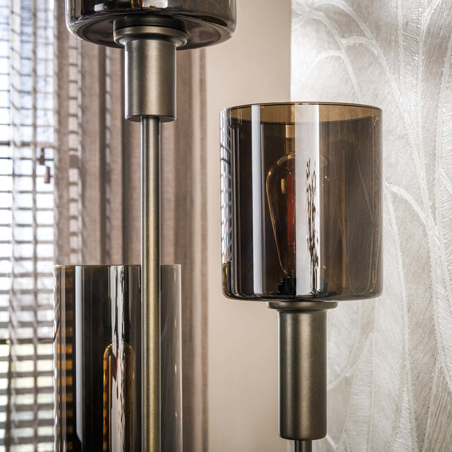 WoonStijl Vloerlamp Sepiora 5-lichts Sienna Bruin