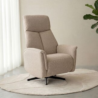 Label51 Fauteuil Helsinki Naturel Royal Boucle