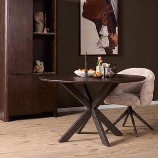 Starfurn Eiken Eettafel Ferris Rond 150 cm