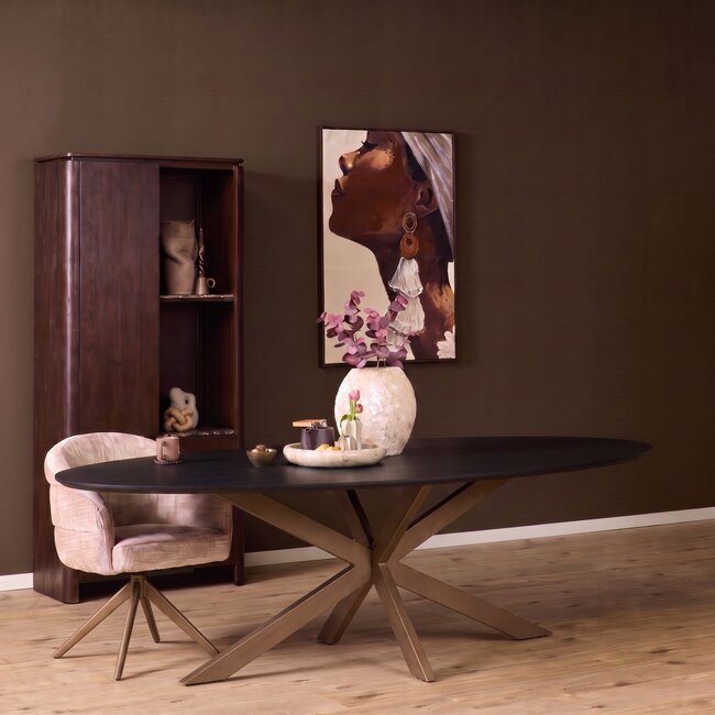Starfurn Eettafel Ferris Ovaal 180 cm Eiken | Diverse Kleuren & Poten