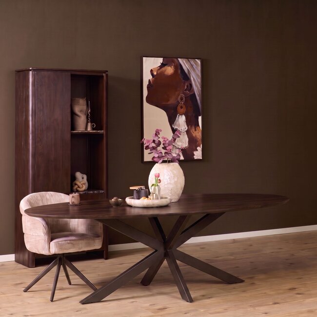 Starfurn Eettafel Ferris Ovaal 180 cm Eiken | Diverse Kleuren & Poten