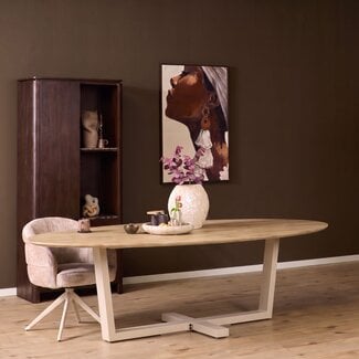 Starfurn Eiken Eettafel Ferris Ovaal 210 cm