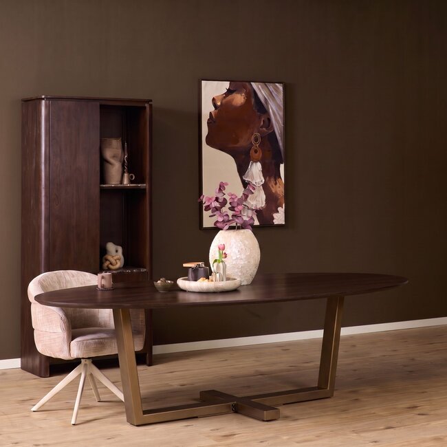 Starfurn Eettafel Ferris Ovaal 210 cm Eiken | Diverse Kleuren & Poten