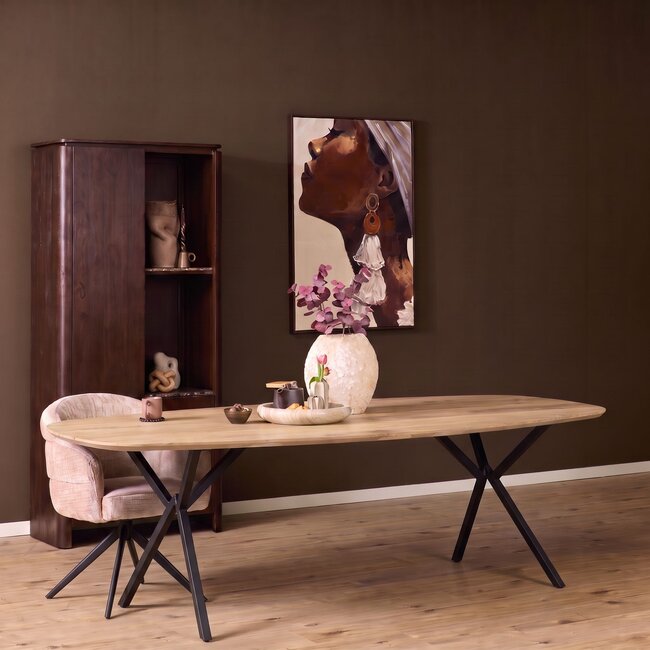 Starfurn Eettafel Ferris Deens Ovaal 240 cm Eiken | Starfurn