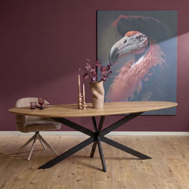 Starfurn Eiken Eettafel Cloud Organisch 280 cm