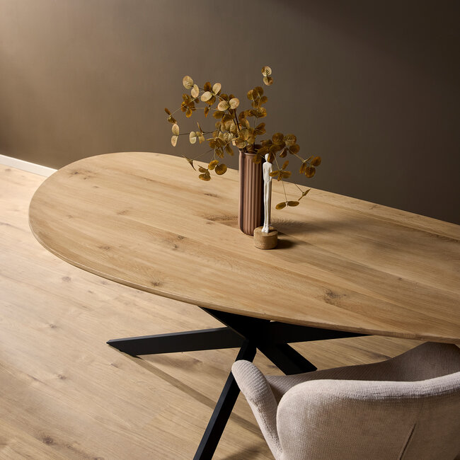 Starfurn Eiken Eettafel Cloud Organisch 280 cm