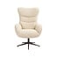 Label51 Draaifauteuil Cute + Hocker | Naturel Sweet | Brons Metaal