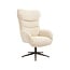 Label51 Draaifauteuil Cute + Hocker | Naturel Sweet | Brons Metaal