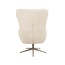 Label51 Draaifauteuil Cute + Hocker | Naturel Sweet | Taupe Metaal