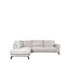 Label51 Hoekbank Luxor Links | Naturel Marbella | Zwart Metaal