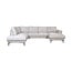 Label51 U bank Luxor Links | Naturel Marbella | Zwart Metaal