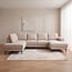 Label51 U bank Luxor Links | Naturel Marbella | Zwart Metaal