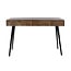 WoonStijl Haltafel / kaptafel Curve 3 lades Acacia Bruin.