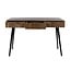 WoonStijl Haltafel / kaptafel Curve 3 lades Acacia Bruin.