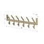 WoonStijl Kapstok Tubo 2x6 haken Drift Beige