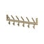 WoonStijl Kapstok Tubo 2x6 haken Drift Beige