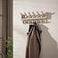 WoonStijl Kapstok Tubo 2x6 haken Drift Beige