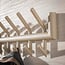 WoonStijl Kapstok Tubo 2x6 haken Drift Beige