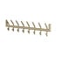 WoonStijl Kapstok Tubo 2x8 haken Beige