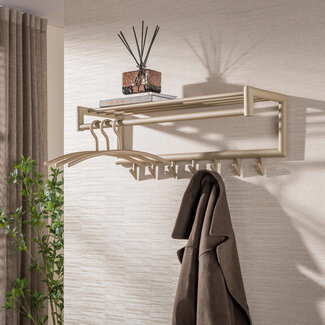 WoonStijl Kapstok Tubo 7 haken Drift beige