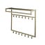 WoonStijl Kapstok Tubo hoog 2x7 haken Beige