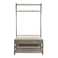 WoonStijl Garderobebank Luno 6+5 haken Beige