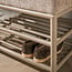 WoonStijl Garderobebank Luno 6+5 haken Beige